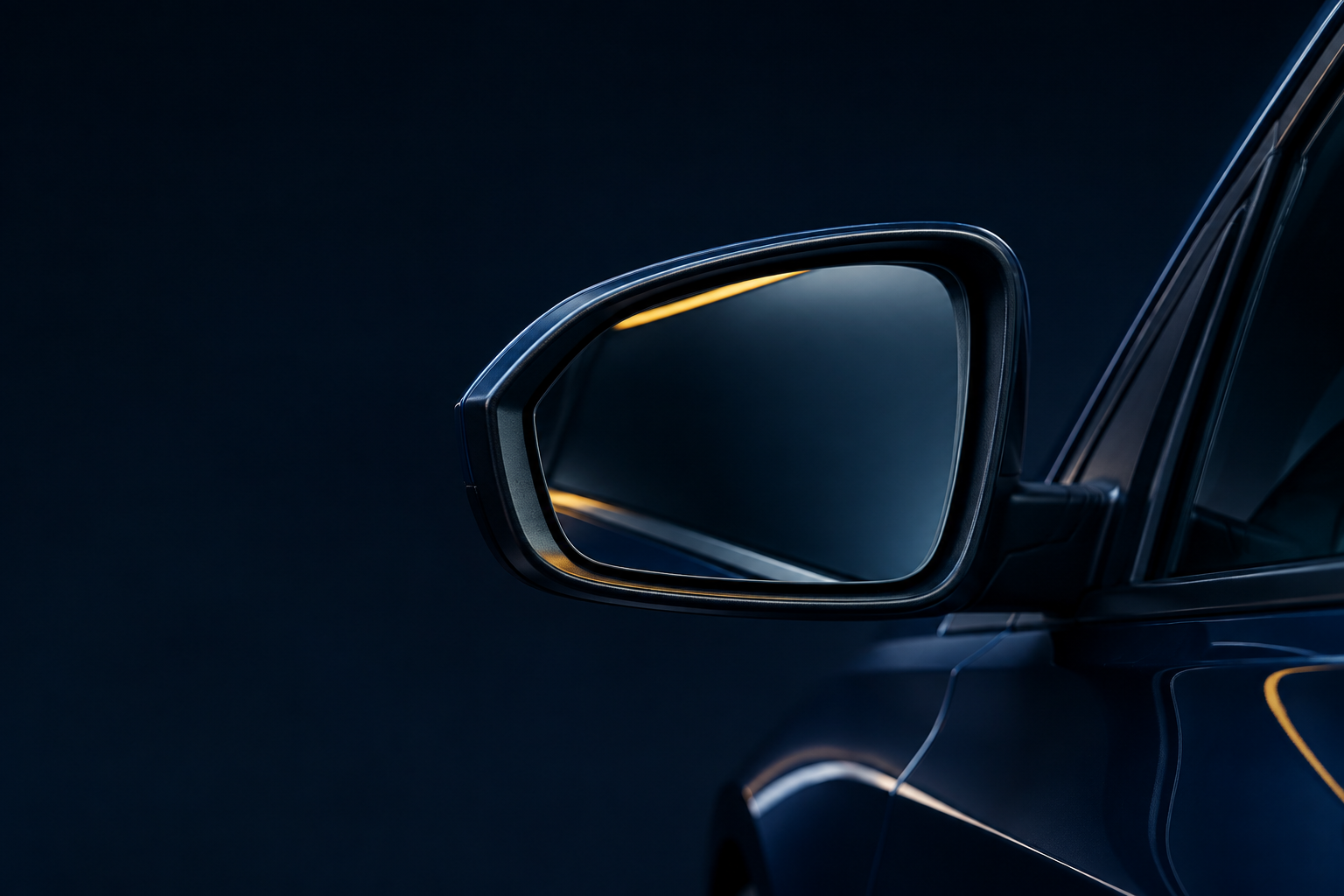 Detalhe ilustrativo de um retrovisor automotivo